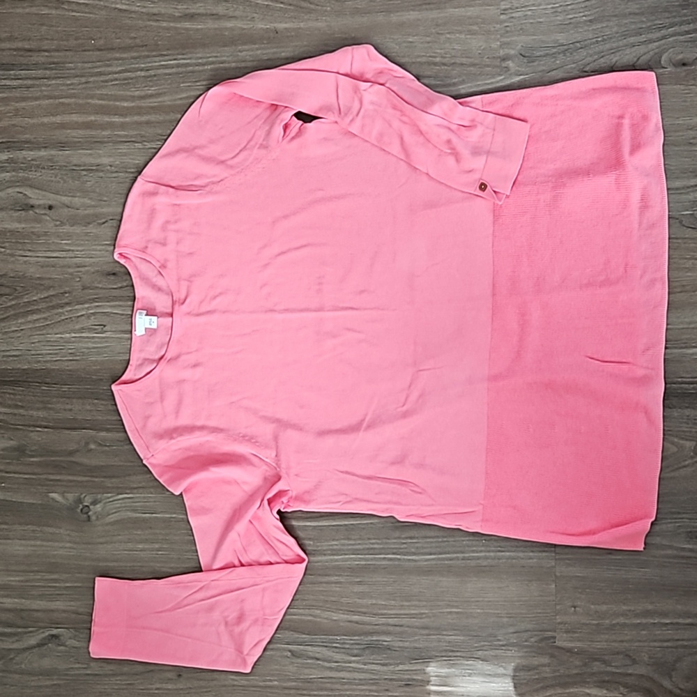 💗 JJill M pink sweater